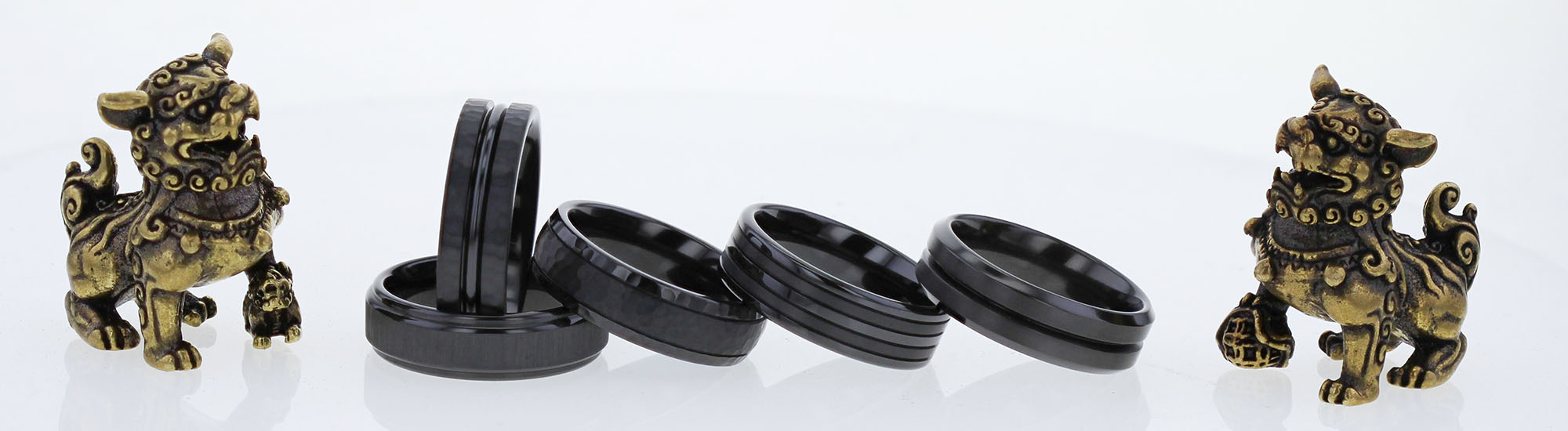 Black Zirconium Rings